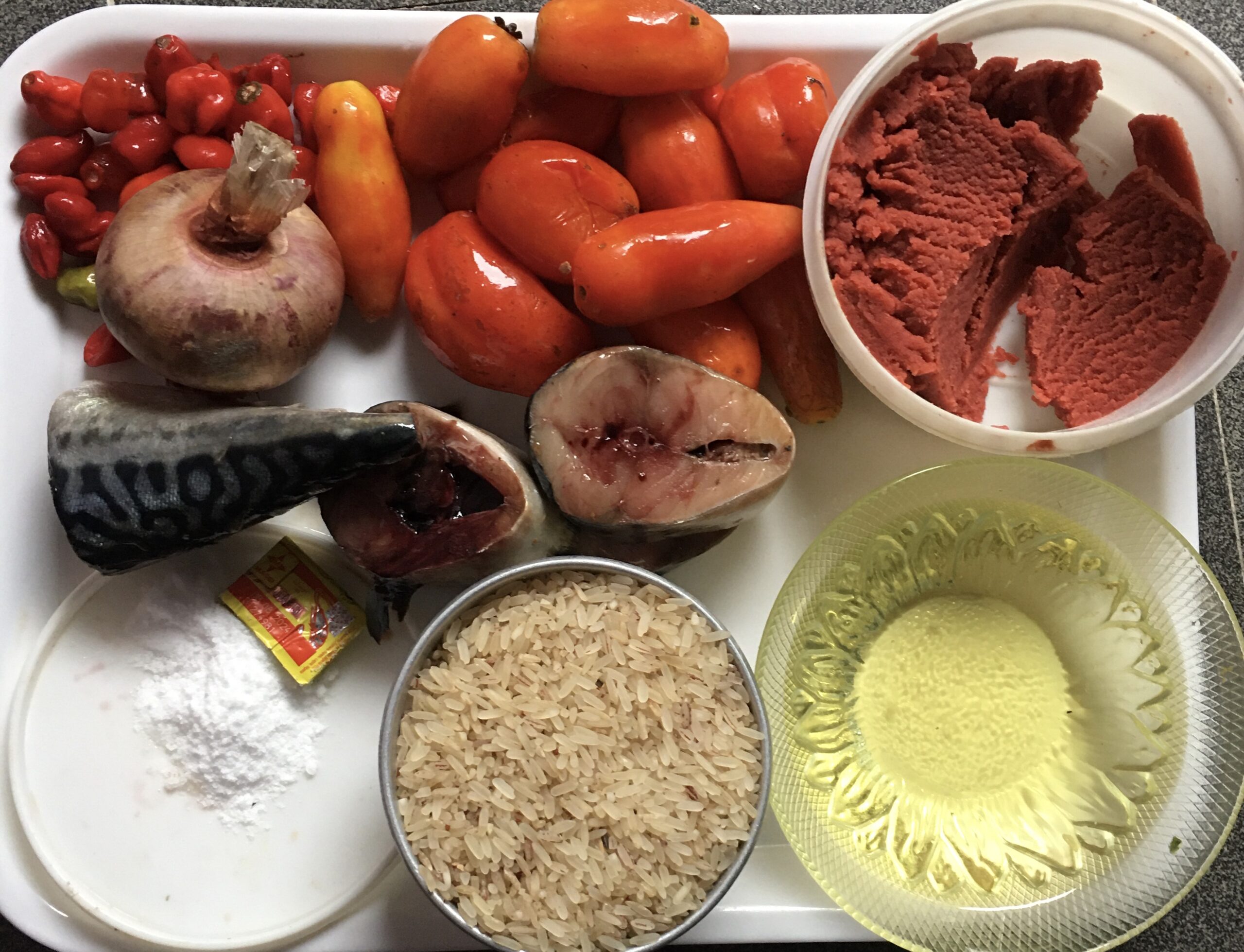 Jollof rice ingredient list