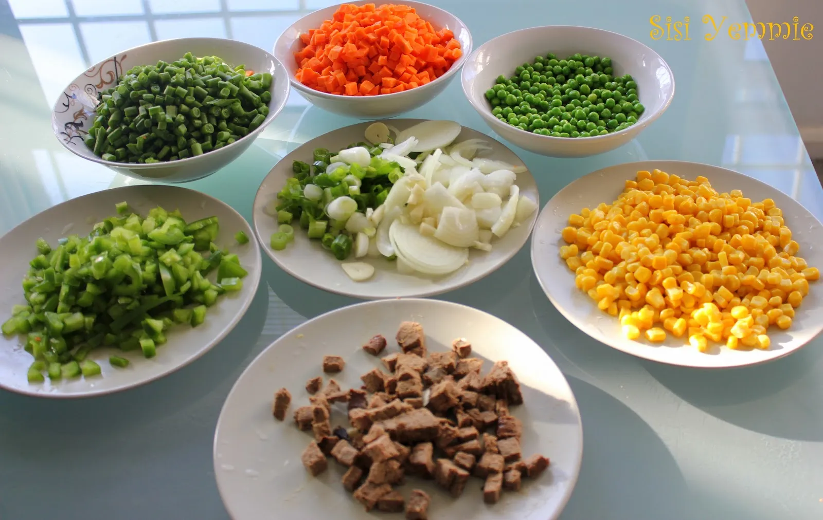 Ingredients to Cook Nigerian Fried Rice