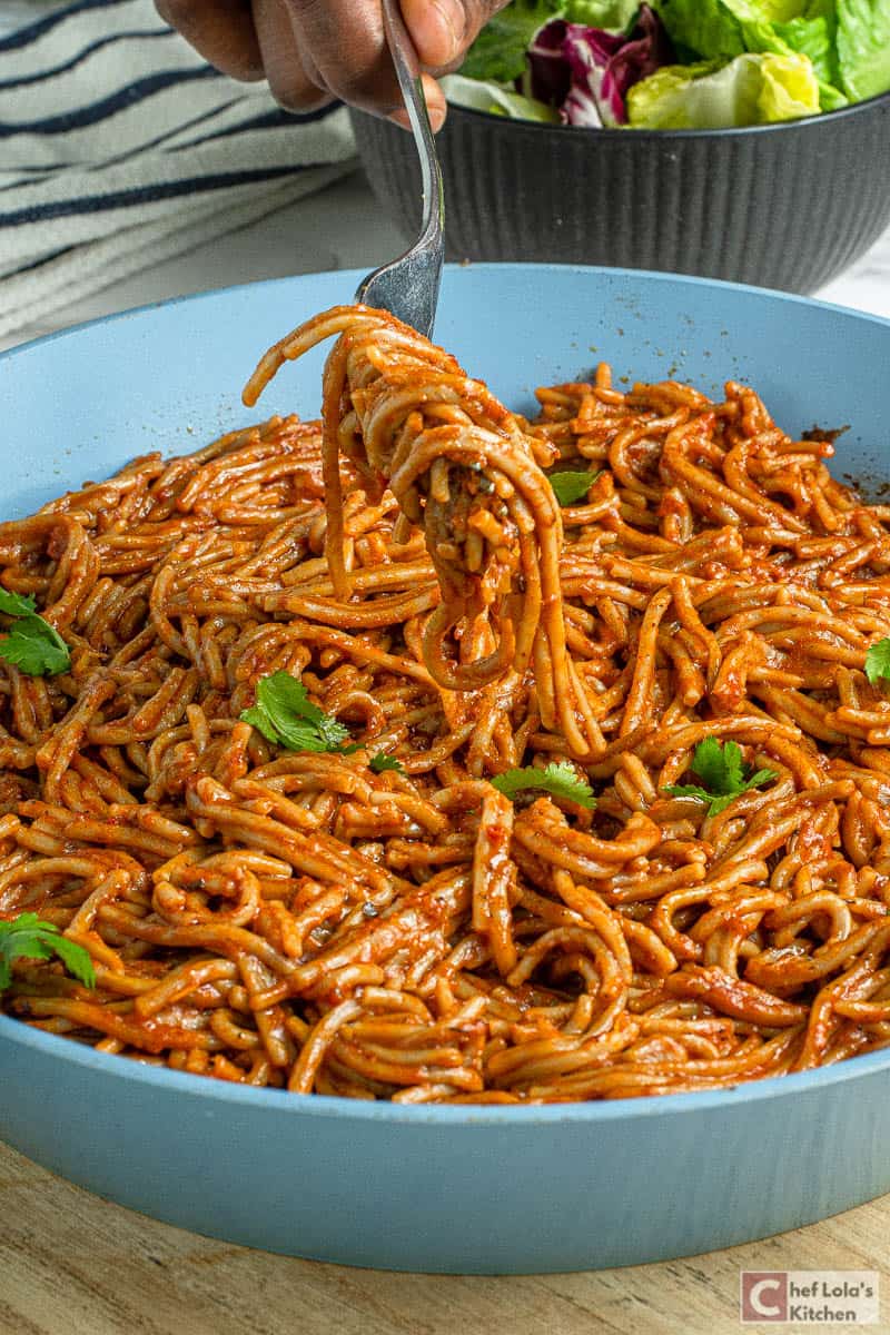 How to Cook Jollof Spaghetti with Tomato Paste