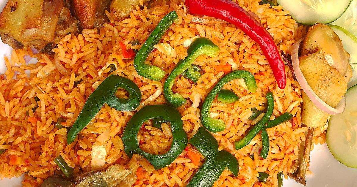 how to prepare jollof rice with vegetables