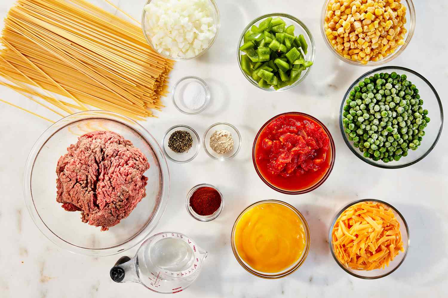 ingredients for spaghetti