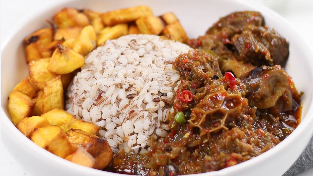 how to prepare ofada rice