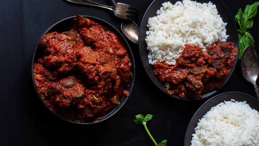 pictures of rice and stew