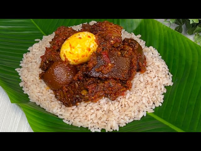 ofada rice and stew