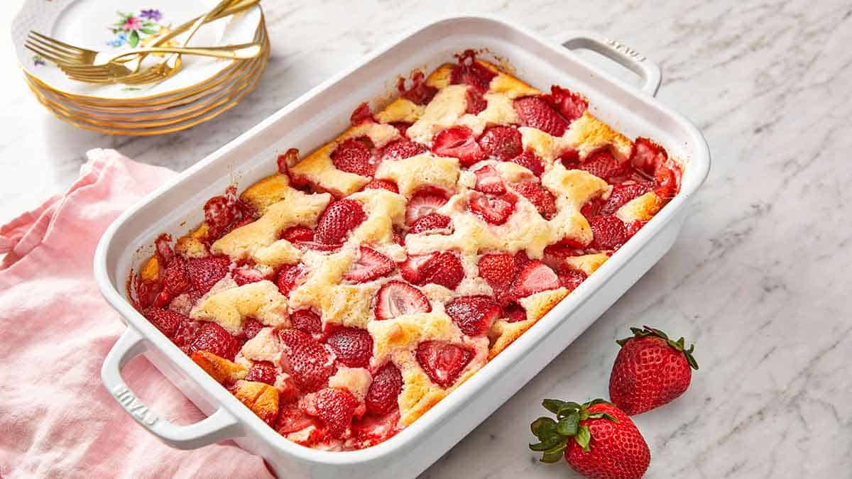 Strawberry Cobbler