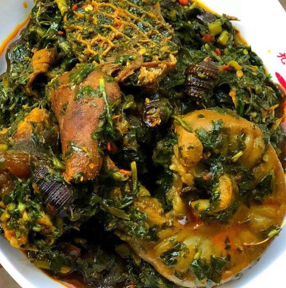 How to Cook Afang Soup in Akwa Ibom