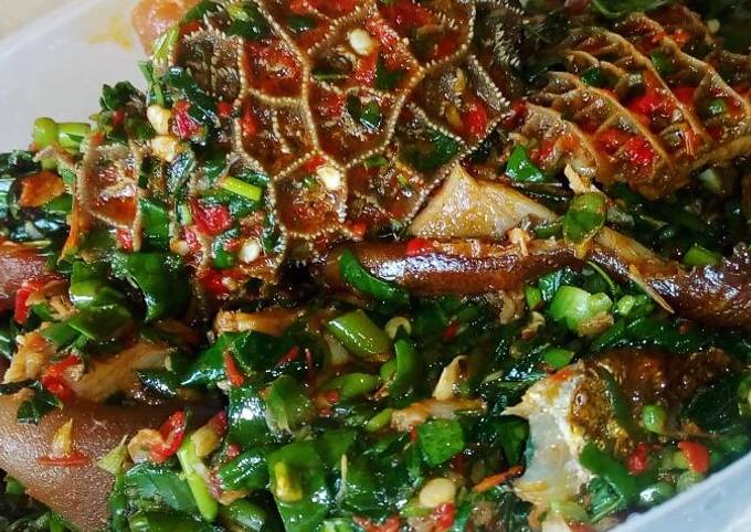 Learn How to Cook Okro Soup with Ugu Leaf