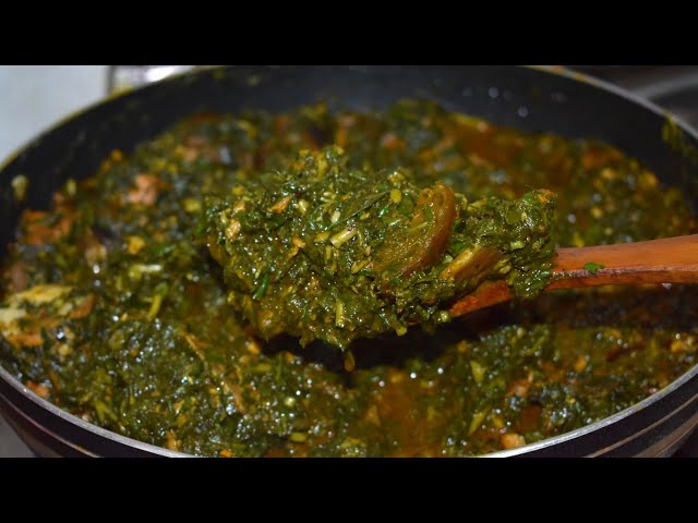 Step by Step on How to Cook Afang Soup