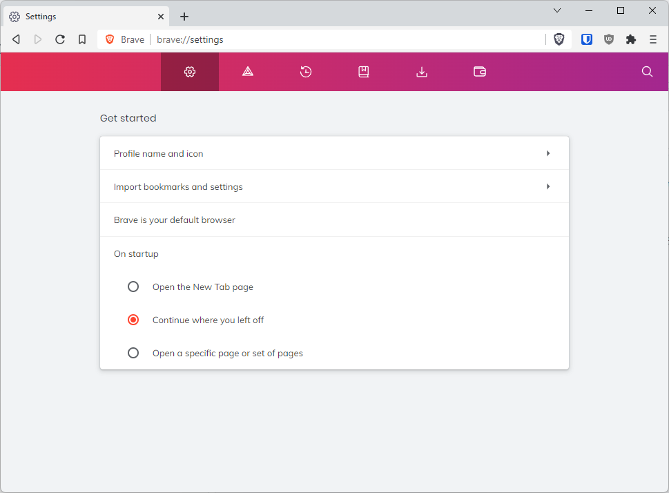 Where is the Hamburger Menu on Brave? - Chefs Base