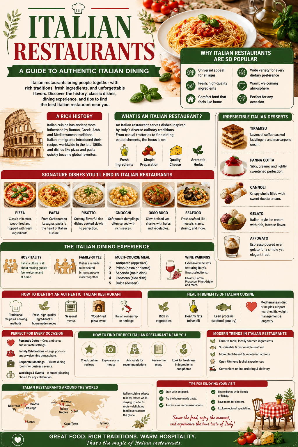 Italian Restaurants: UlGuide to Authentic Italian Dining